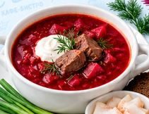 Борщ с говядиной